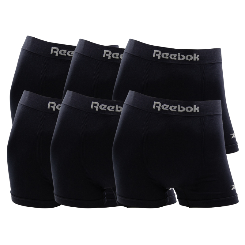 KIT C/6 CUECAS REEBOK (PRETO)