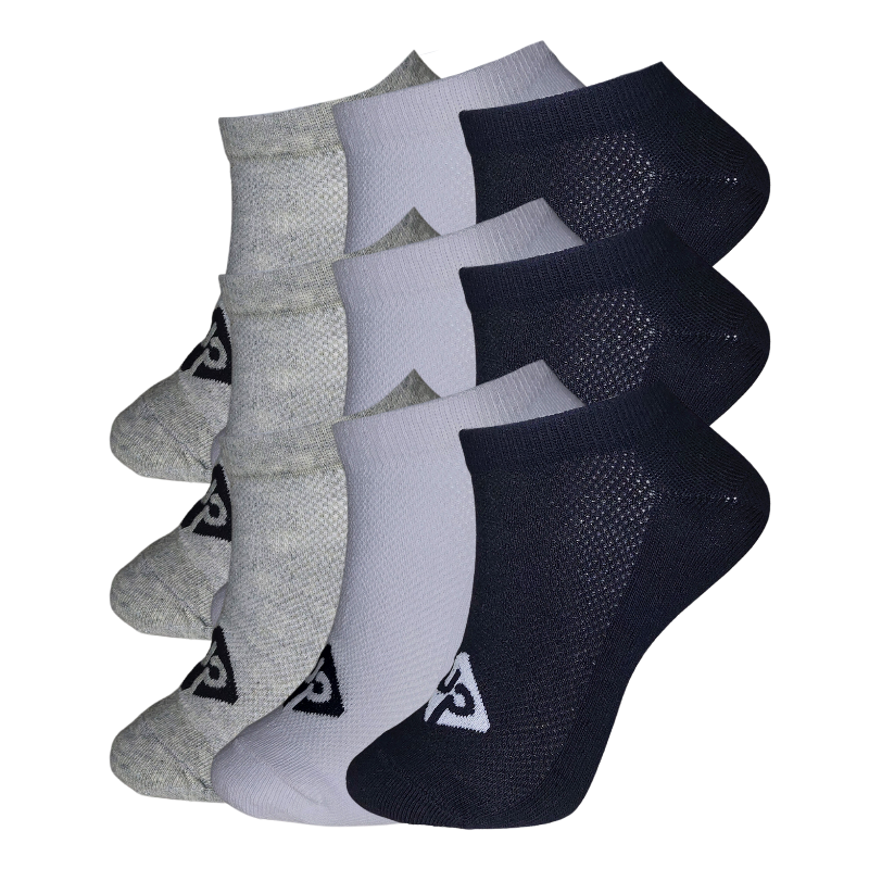 KIT C/ 9 PARES MEIA UNI PREMIUM INVISÍVEL